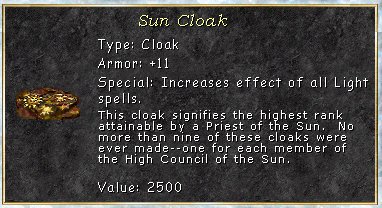 Sun Cloak