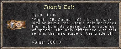 Titan's Belt