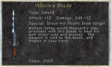 Villain's Blade