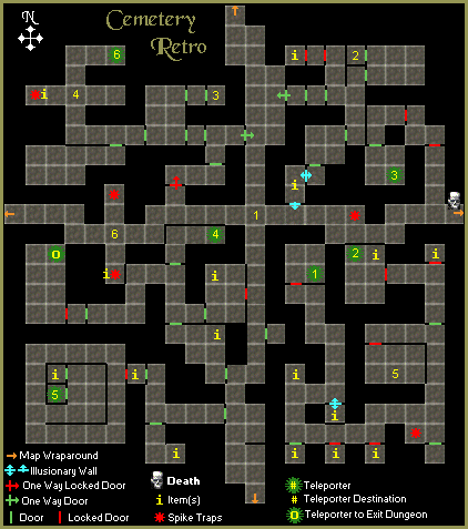 Cemetery Retro Dungeon