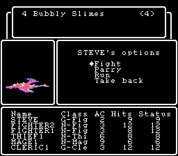 Wizardry II Monsters