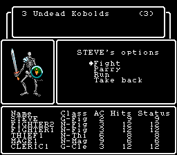 Wizardry II Monsters